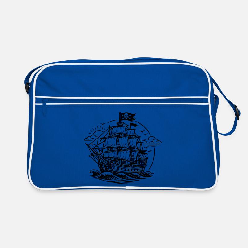 Pirate ship Retro Bag
