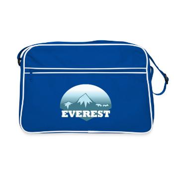 Everest Silueta - Retro Bag - blue/white - Front