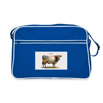 Tyrol - Sac Retro - bleu/blanc - Devant