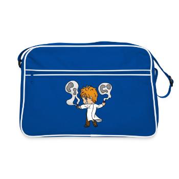 scientist - Retro Bag - blue/white - Front