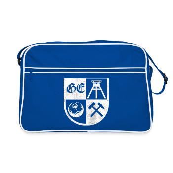 Armoiries de Gelsenkirchen - Sac Retro - bleu/blanc - Devant