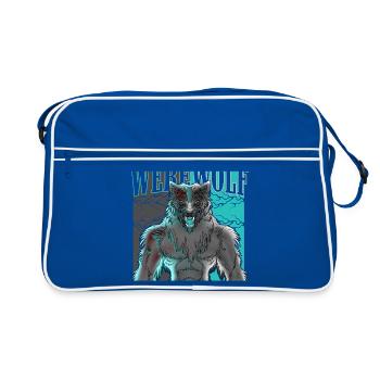 Werewolf - Retro Bag - blue/white - Front