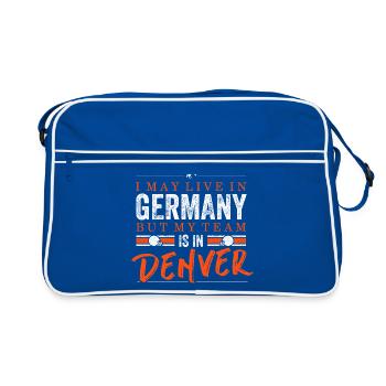 Denver Football Fans Allemagne - Sac Retro - bleu/blanc - Devant