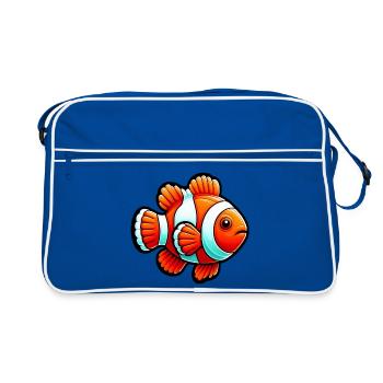 Clownfish - Retro Bag - blue/white - Front