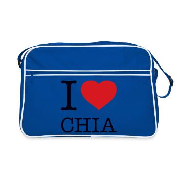 J’ADORE LE - Sac Retro - bleu/blanc - Devant