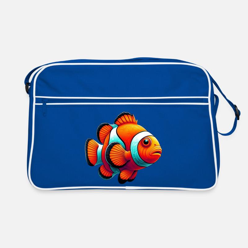Clownfisch Retro Tasche