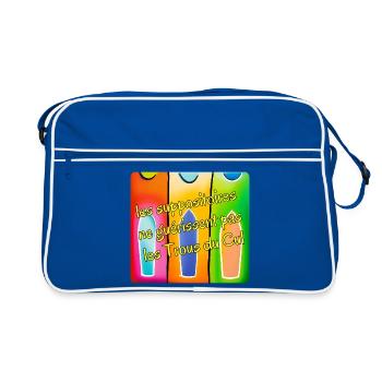 Suppo.FR - Sac Retro - bleu/blanc - Devant