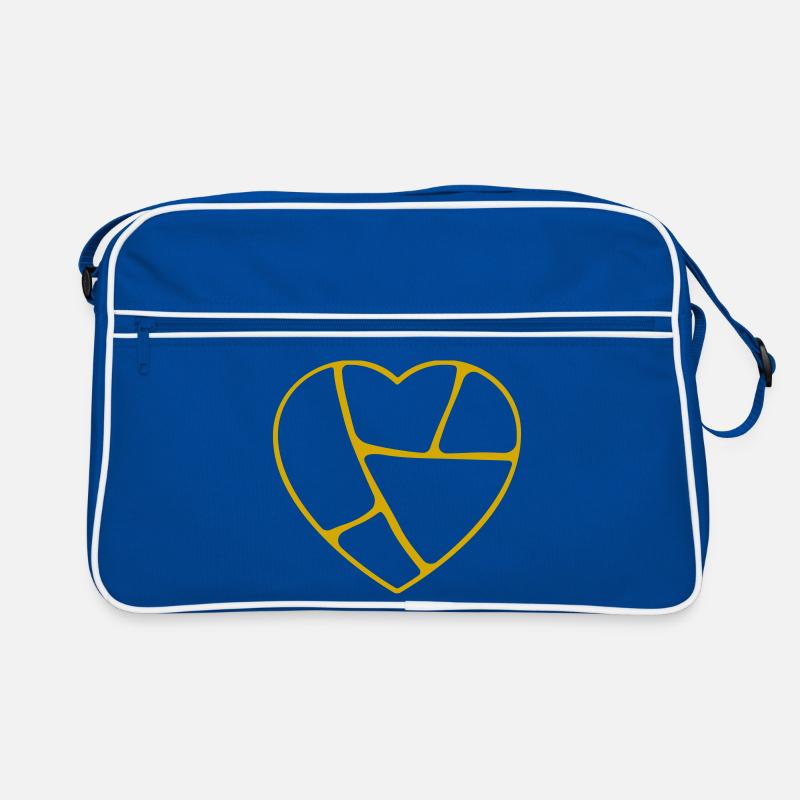 Kintsugi-Herz (hohl) Retro Tasche