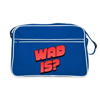 WAD 15 Neon Bold Typographe - Sac Retro - bleu/blanc - Devant