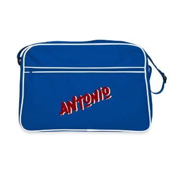 Antonio - Retro Bag - blue/white - Front