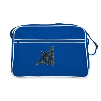 Rays Eagle Rays Stingrays Reef Plongée - Sac Retro - bleu/blanc - Devant