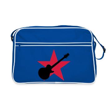 Guitar Player ! - Sac Retro - bleu/blanc - Devant