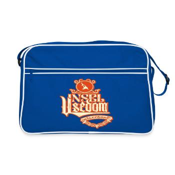 vintage Usedom T-Shirt – Ostsee Streetwear Design - Retro Bag - blue/white - Front