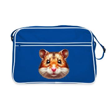 Hamster - Retro Bag - blue/white - Front