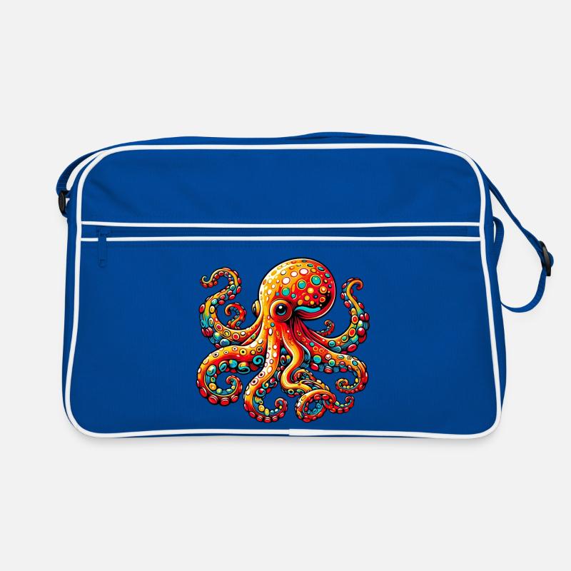Krake Retro Tasche
