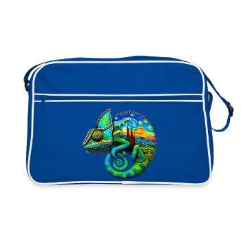 Van Gogh Caméléon - Sac Retro - bleu/blanc - Devant