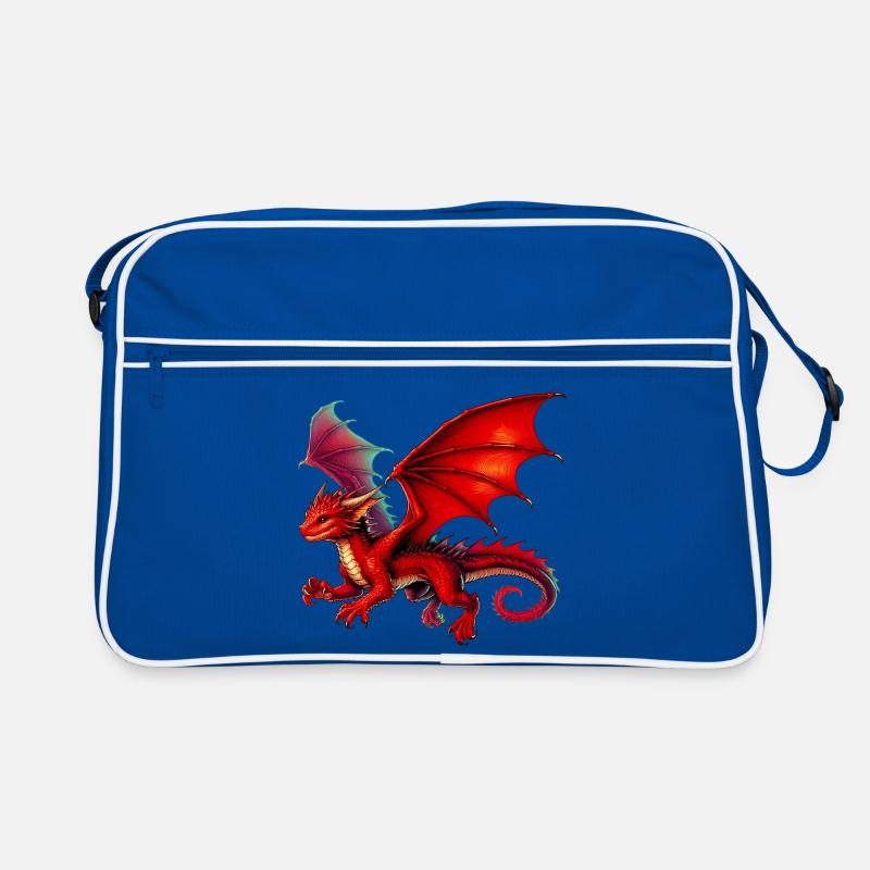 Drache Retro Tasche