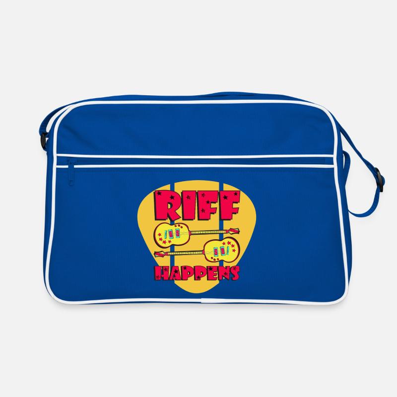 Riff Happens - Funny Comic-Style Guitars Retro Bag