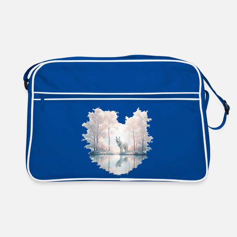 Traum Wolf Retro Tasche