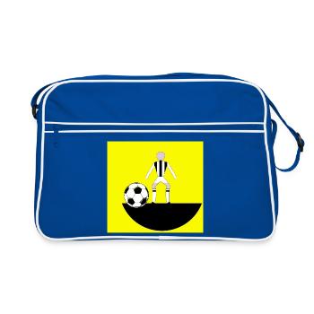 Arbitre de football Yellow Field - Sac Retro - bleu/blanc - Devant