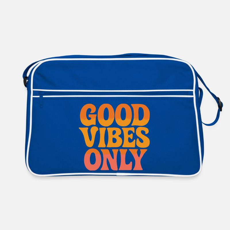 GOOD-VIBES ONLY Retro Tasche