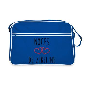 Noces de Zibeline 54 ans de mariage - Sac Retro - bleu/blanc - Devant