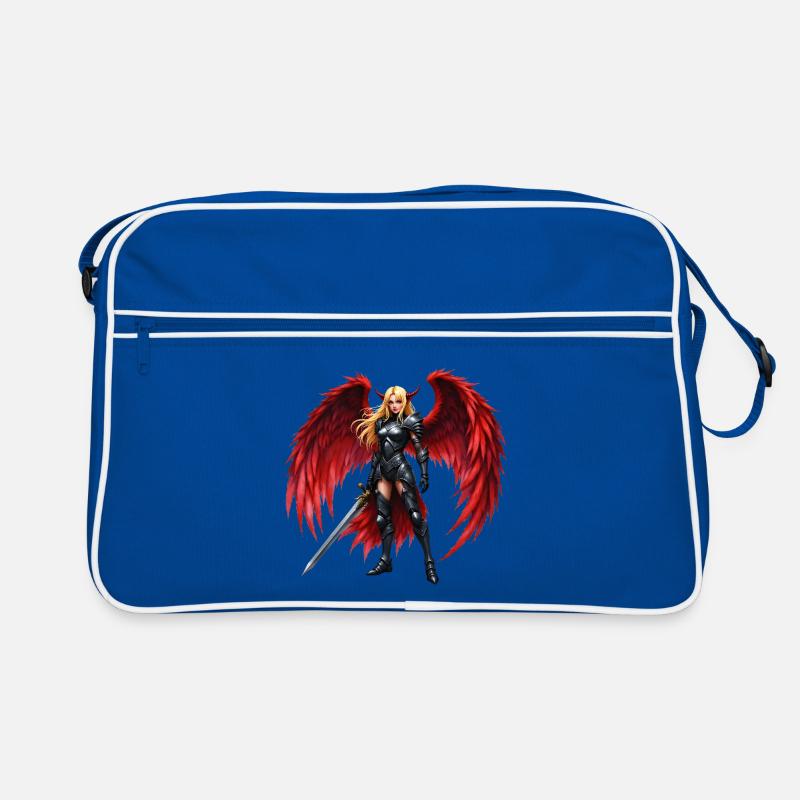 Crimson Winged Warrior Retro Bag