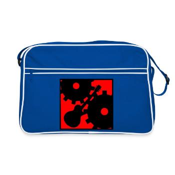 Rock contre la Machine - Sac Retro - bleu/blanc - Devant