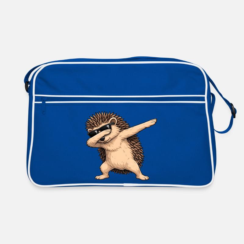 Dabbing hedgehog Retro Bag
