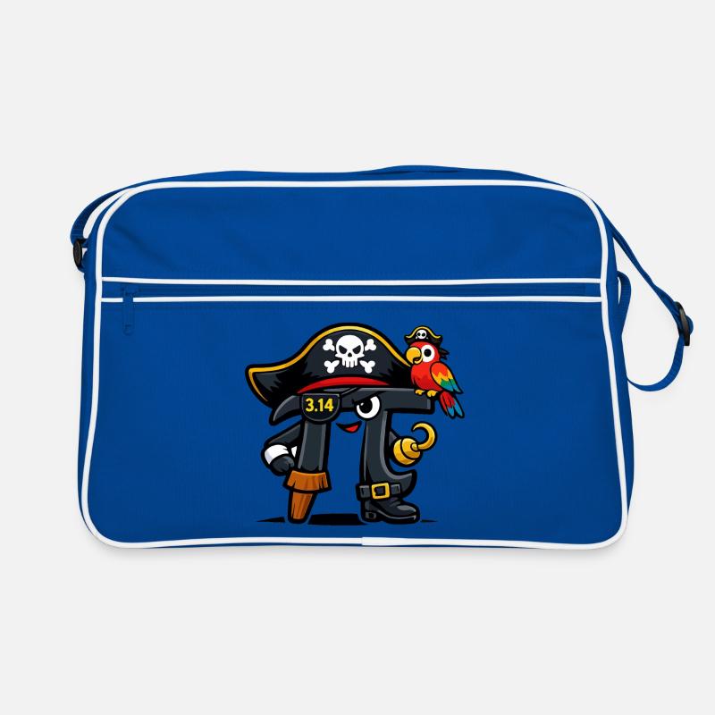 Pi Guesses Math Pi Day Pirate Design Retro Bag