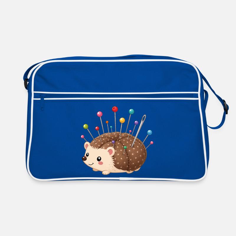 Coussin à épingles hérisson pour couturières Sac Retro