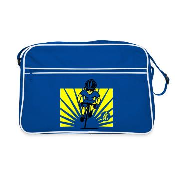 Cyclist - Sac Retro - bleu/blanc - Devant