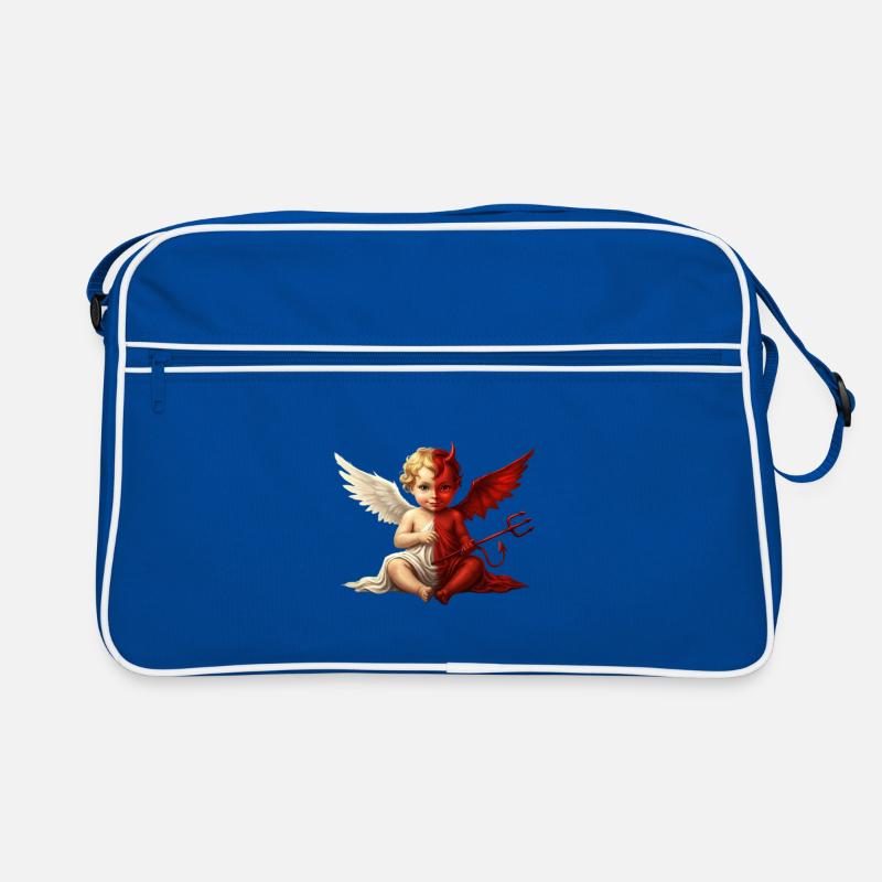 Dual Angel Devil Cherub Retro Bag