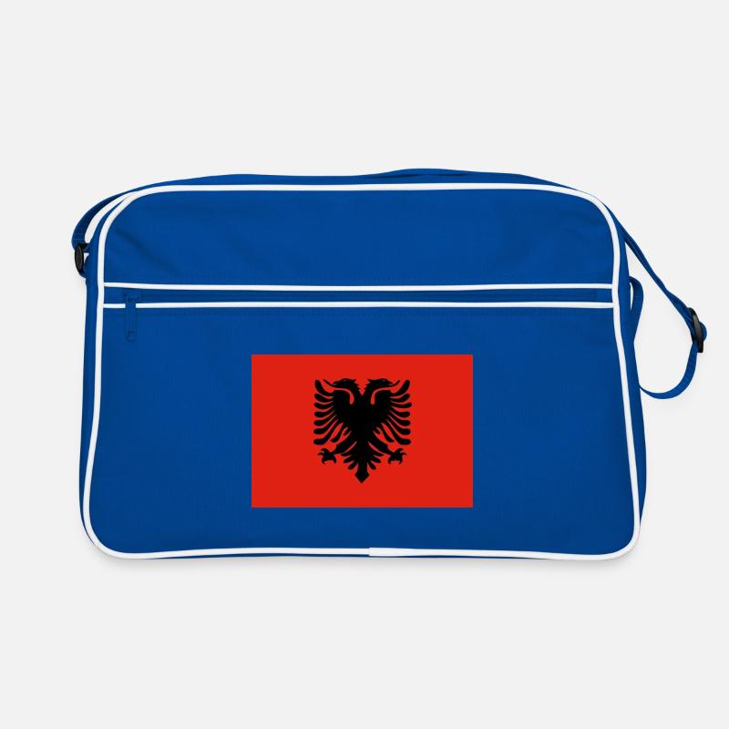 Conception du drapeau de l’aigle albanais Sac Retro