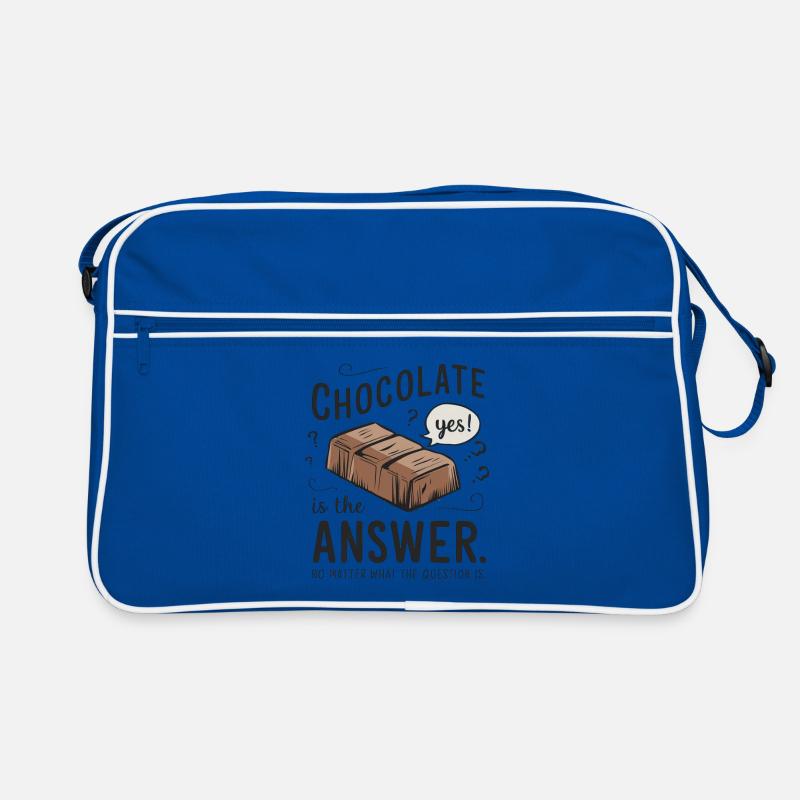 Chocolate is the answer. No matter what the question is Retro Bag