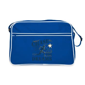 Pursue your dreams - Retro Bag - blue/white - Front
