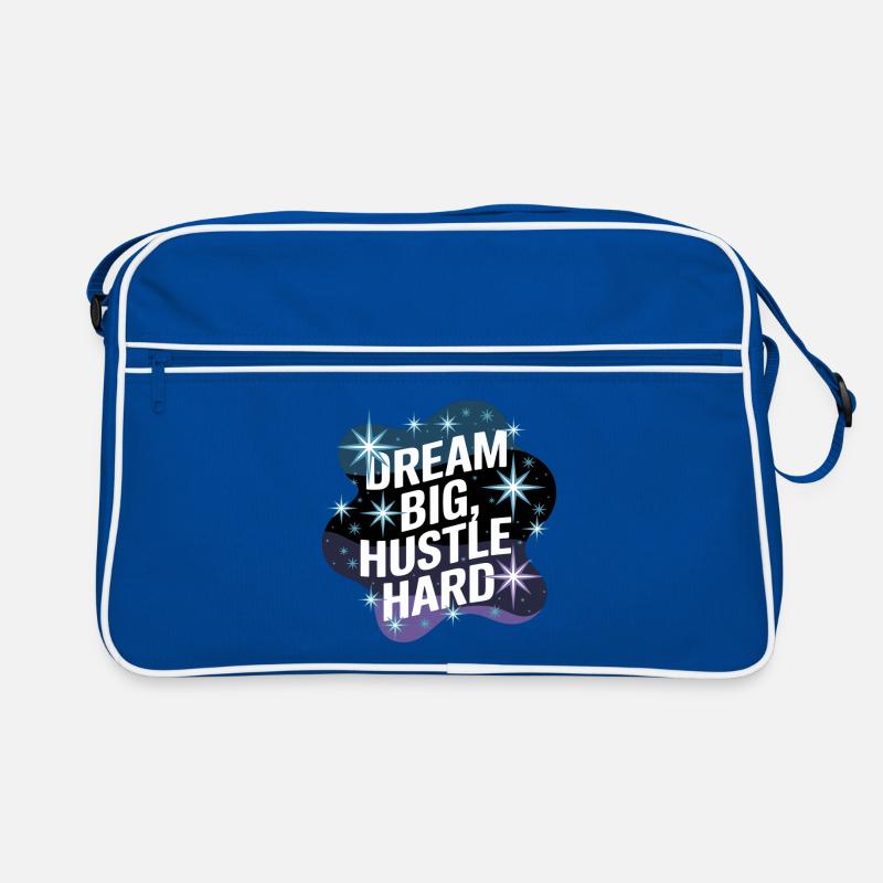 Dream Big, Hustle Hard – Night Sky Retro Bag