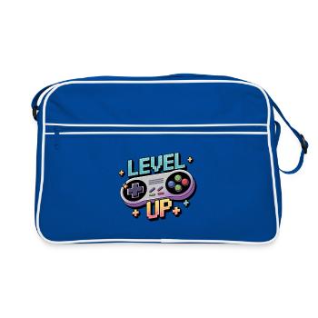 Level Up - Manette de jeu - Sac Retro - bleu/blanc - Devant