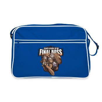 I’m the FinalBoss – Personnage puissant - Sac Retro - bleu/blanc - Devant