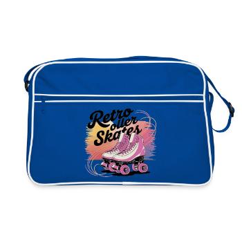 Retro Roller Skates – 80s Vibes - Retro Bag - blue/white - Front