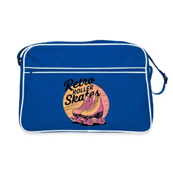 Retro Roller Skates – 80s Vibes - Retro Bag - blue/white - Front