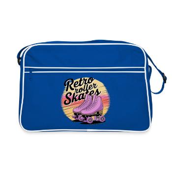 Retro Roller Skates – 80s Vibes - Retro Bag - blue/white - Front