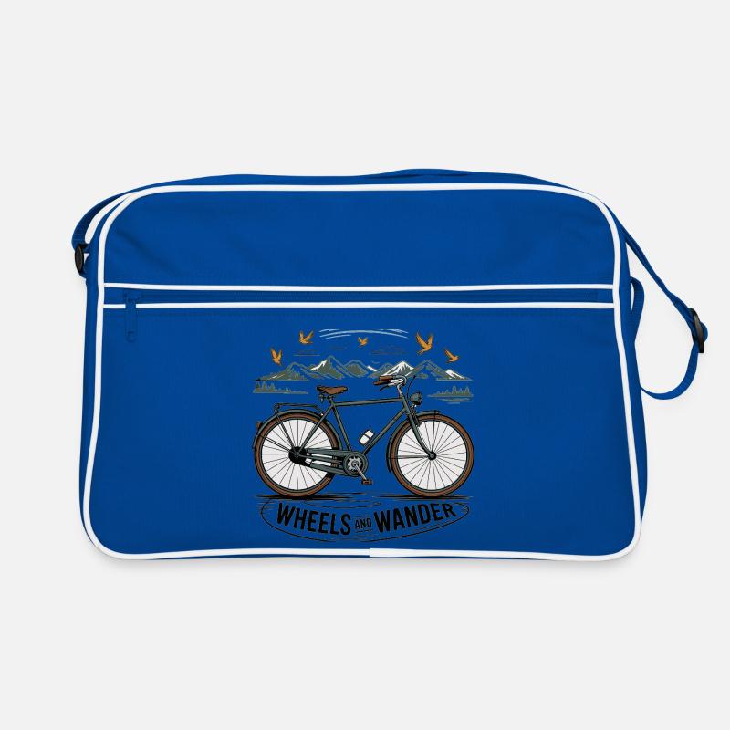 Wheels & Wander – Bergabenteuer Retro Tasche