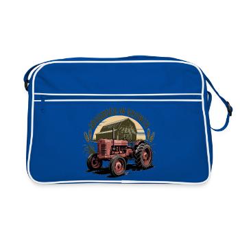 Grounded in Growth - Retro Bag - blue/white - Front