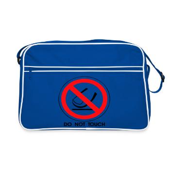 Do Not Touch - Retro Bag - blue/white - Front