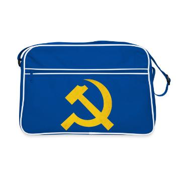 Hammer and Sickle - Retro Bag - blue/white - Front