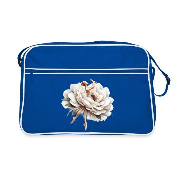 Danseuse de ballet avec tutu - Sac Retro - bleu/blanc - Devant
