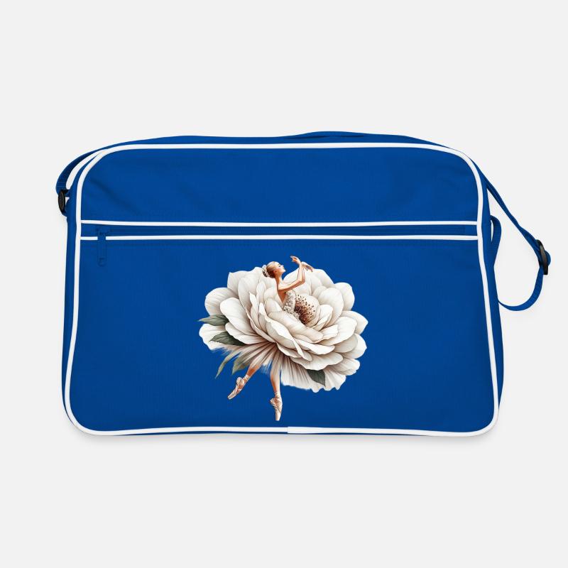 Ballet dancer with tutu Retro Bag