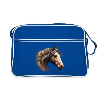 Cheval - Sac Retro - bleu/blanc - Devant