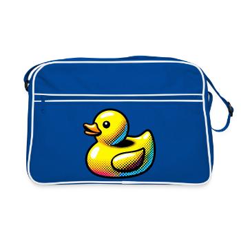 Caneton Canard Canard Canard - Sac Retro - bleu/blanc - Devant